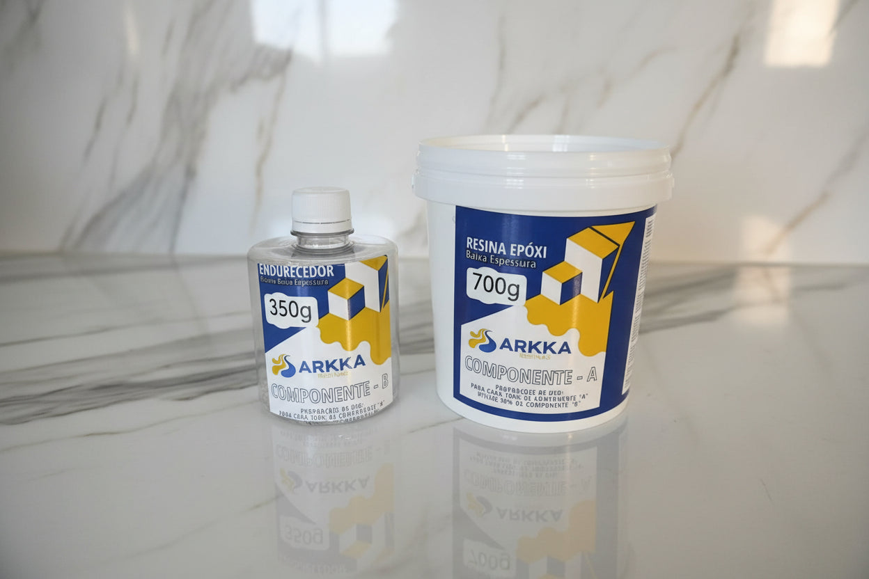 Resina Epóxi Baixa Espessura Incolor 1kg