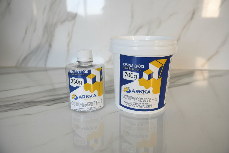 Resina Epóxi Baixa Espessura Incolor 1kg